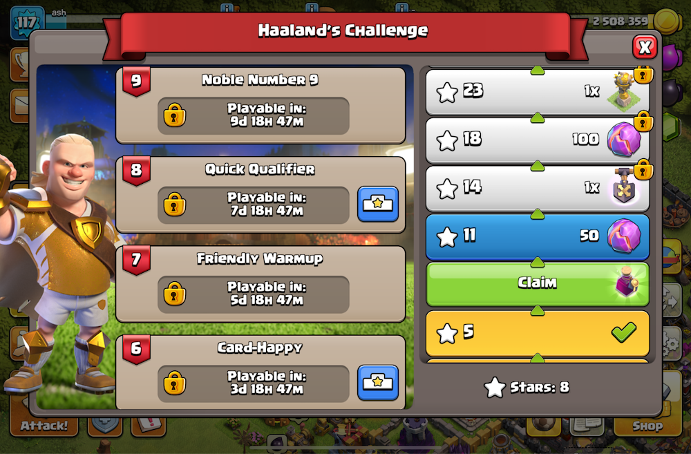 Clash of Clans collaborated with Norweigan footballer Erling Haaland