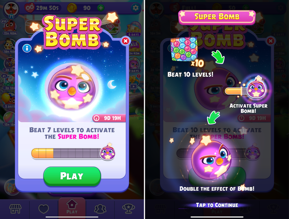 Super Bomb event in Angry Birds: Dream Blast
