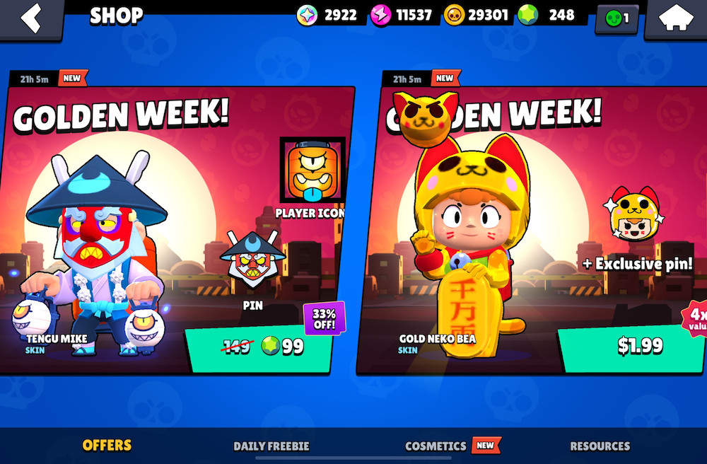 Golden Week in Brawl Stars