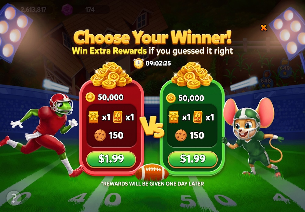 The Choose Your Winner Bundle was inspired by the Superbowl